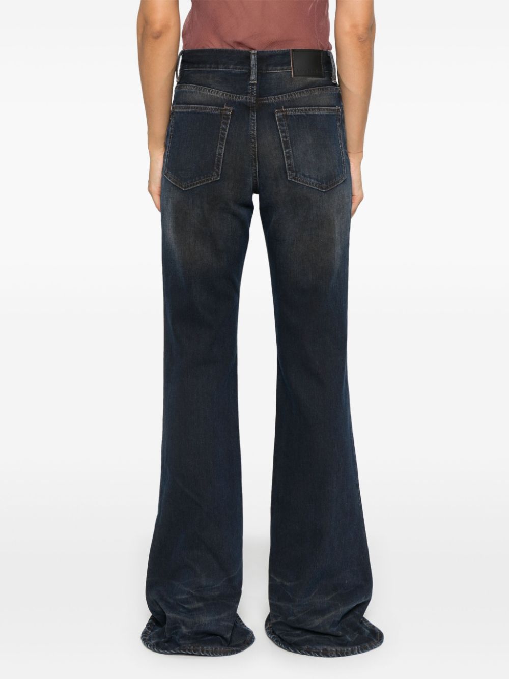 ワンピース Acne Studios Azzurro Senza Maniche Orlo Dritto Effetto Vissu Acne Studios T-shirt Con Effetto Vissuto | Rosa | FARFETCH IT